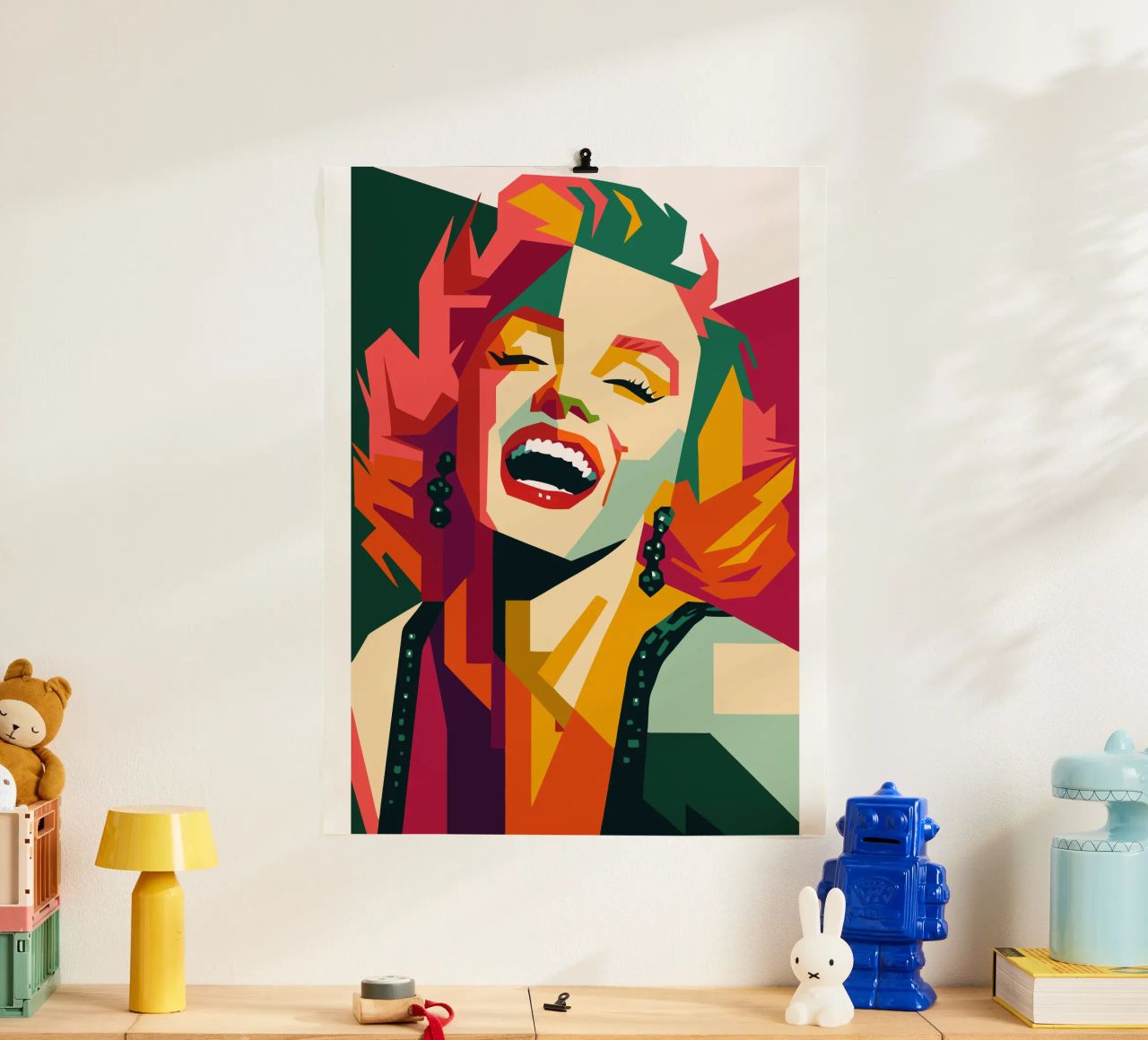 marilyn monroe retro pop art wpap poster by aiswa