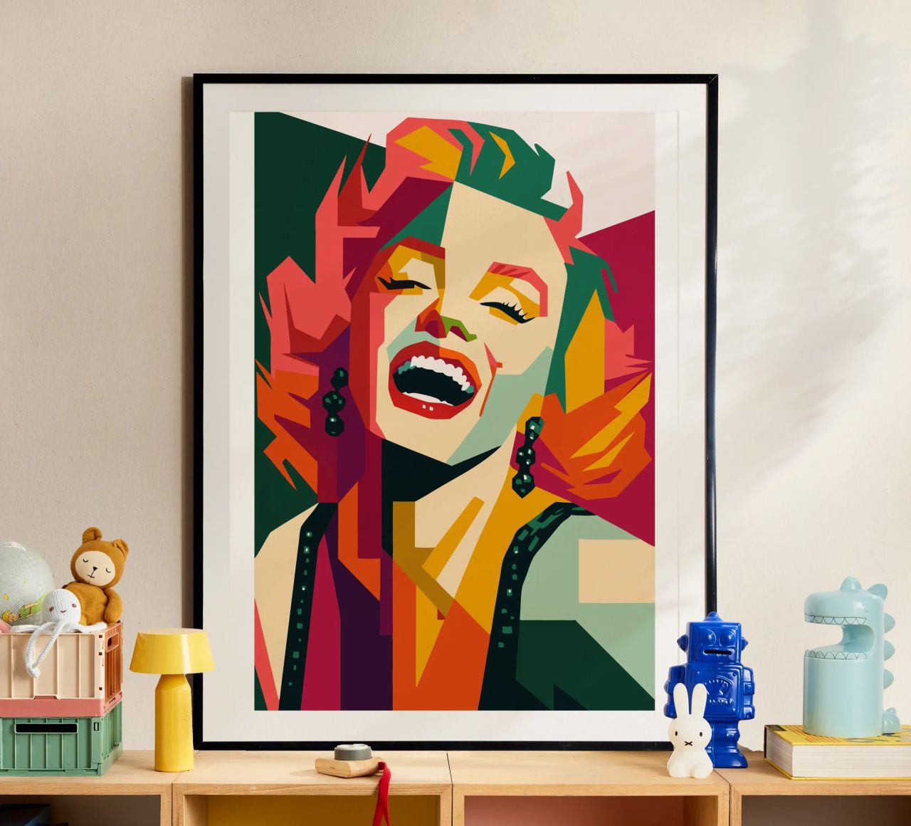 marilyn monroe retro pop art wpap poster by aiswa