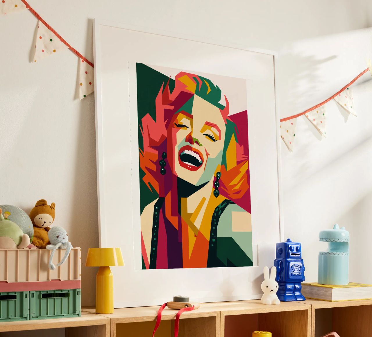 marilyn monroe retro pop art wpap poster by aiswa
