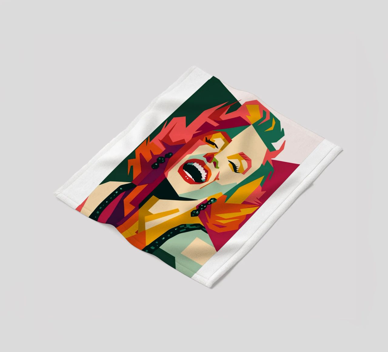 marilyn monroe retro pop art wpap coperta in pile da aiswa