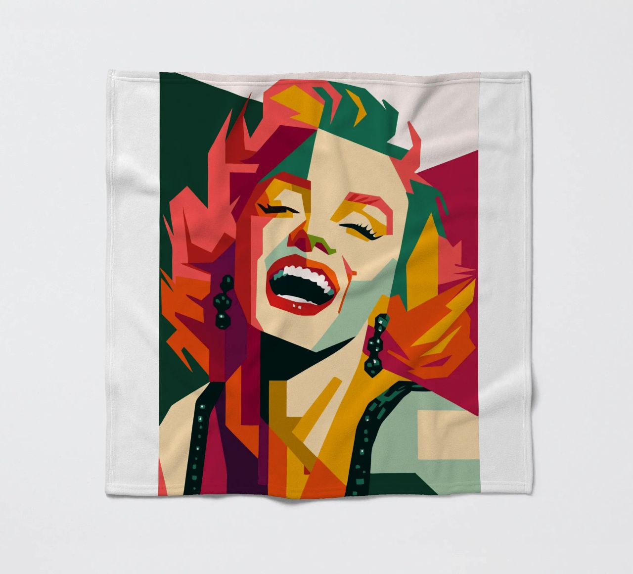 marilyn monroe retro pop art wpap coperta in pile da aiswa
