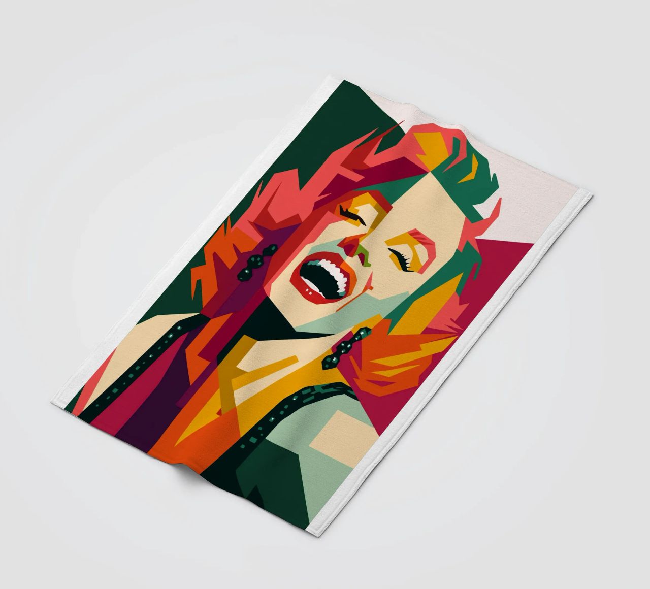 marilyn monroe retro pop art wpap coperta in pile da aiswa