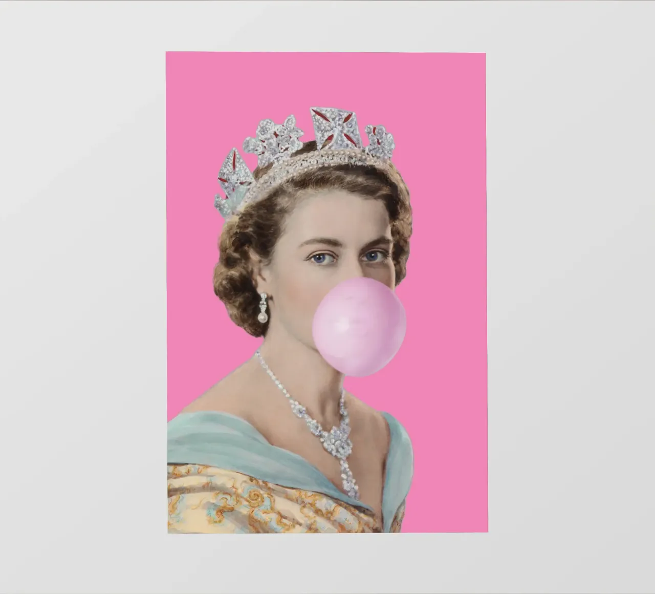 Bubble-Gum Queen Pink pellicola backlit da GraceDigitalArtCo