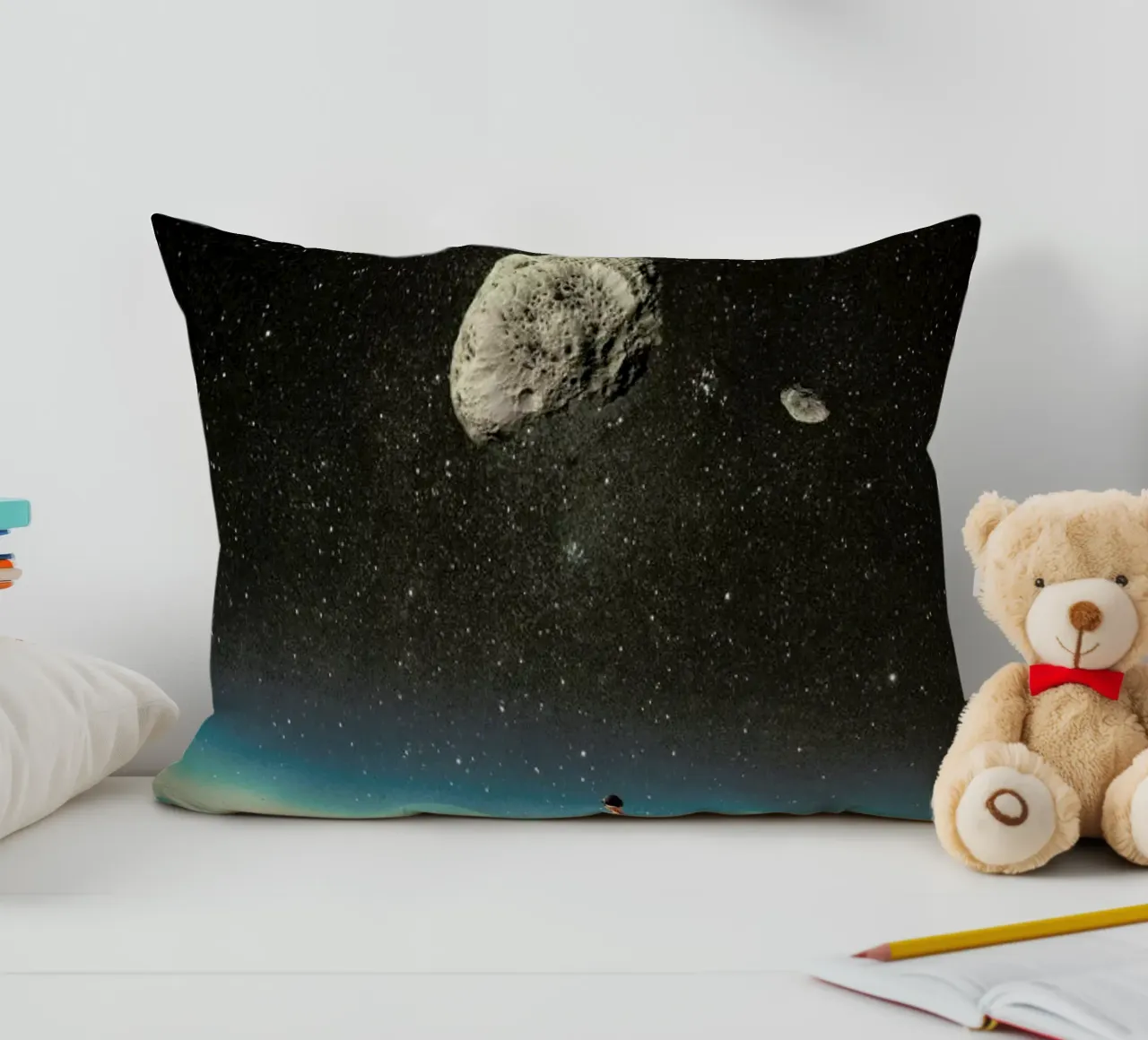Summer With A Chance Of Asteroids cuscino da Frank Moth
