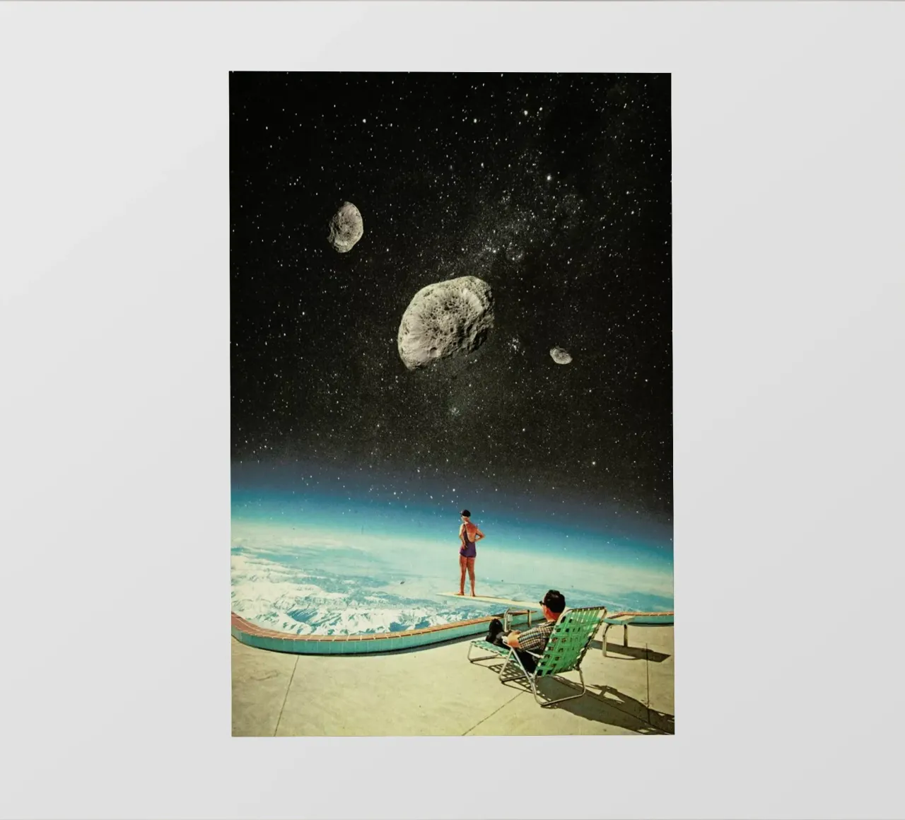 Summer With A Chance Of Asteroids telo in pvc da Frank Moth