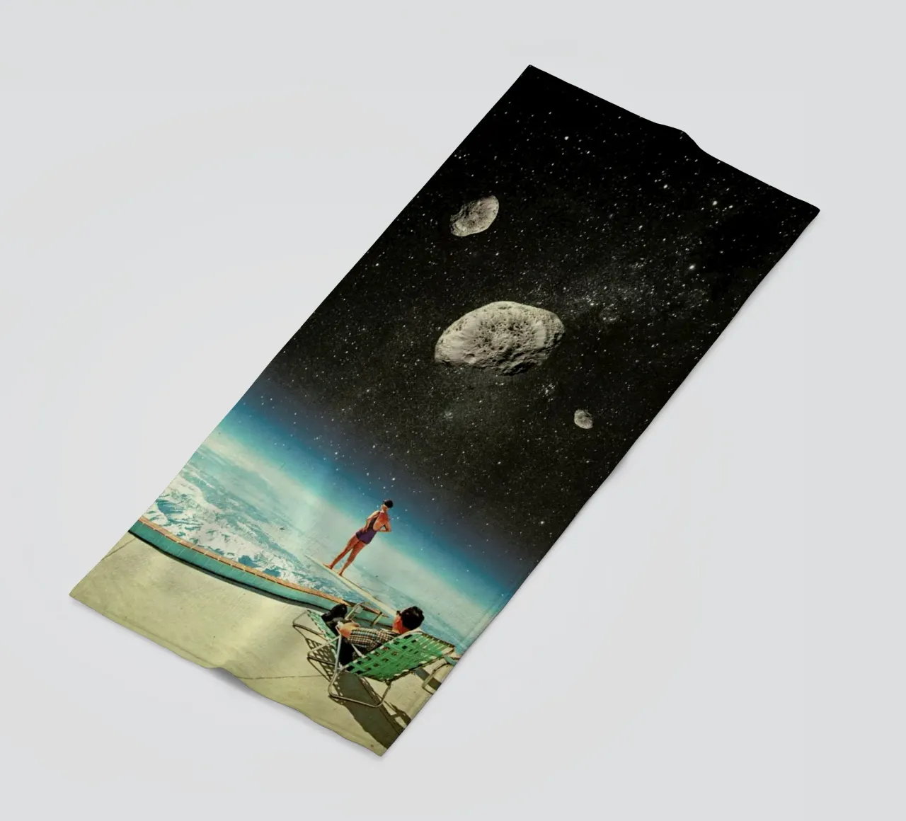 Summer With A Chance Of Asteroids telo mare da Frank Moth