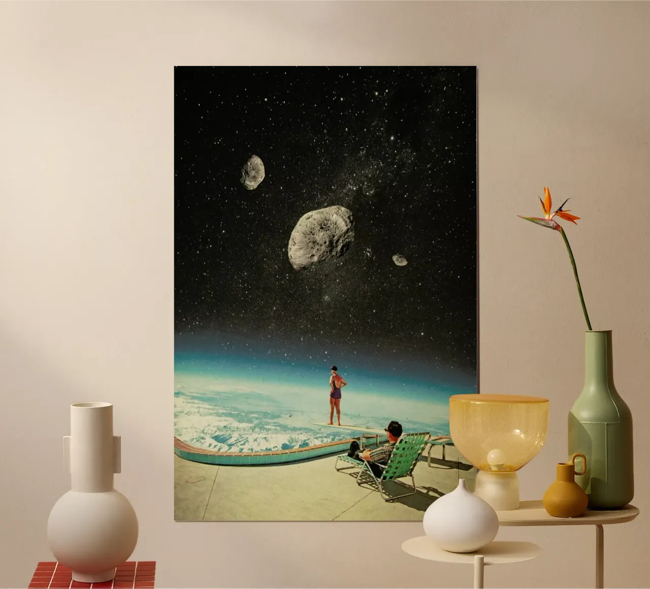 Summer With A Chance Of Asteroids carta hahnemühle da Frank Moth