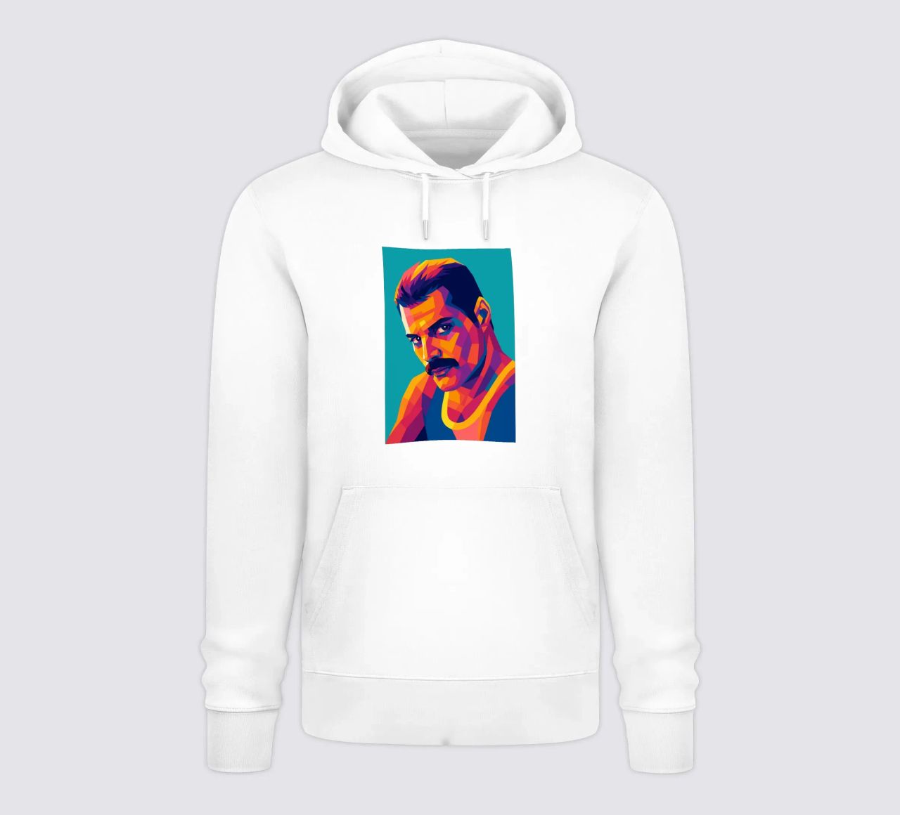 freddi mercury retro pop art wpap felpa con cappuccio da aiswa
