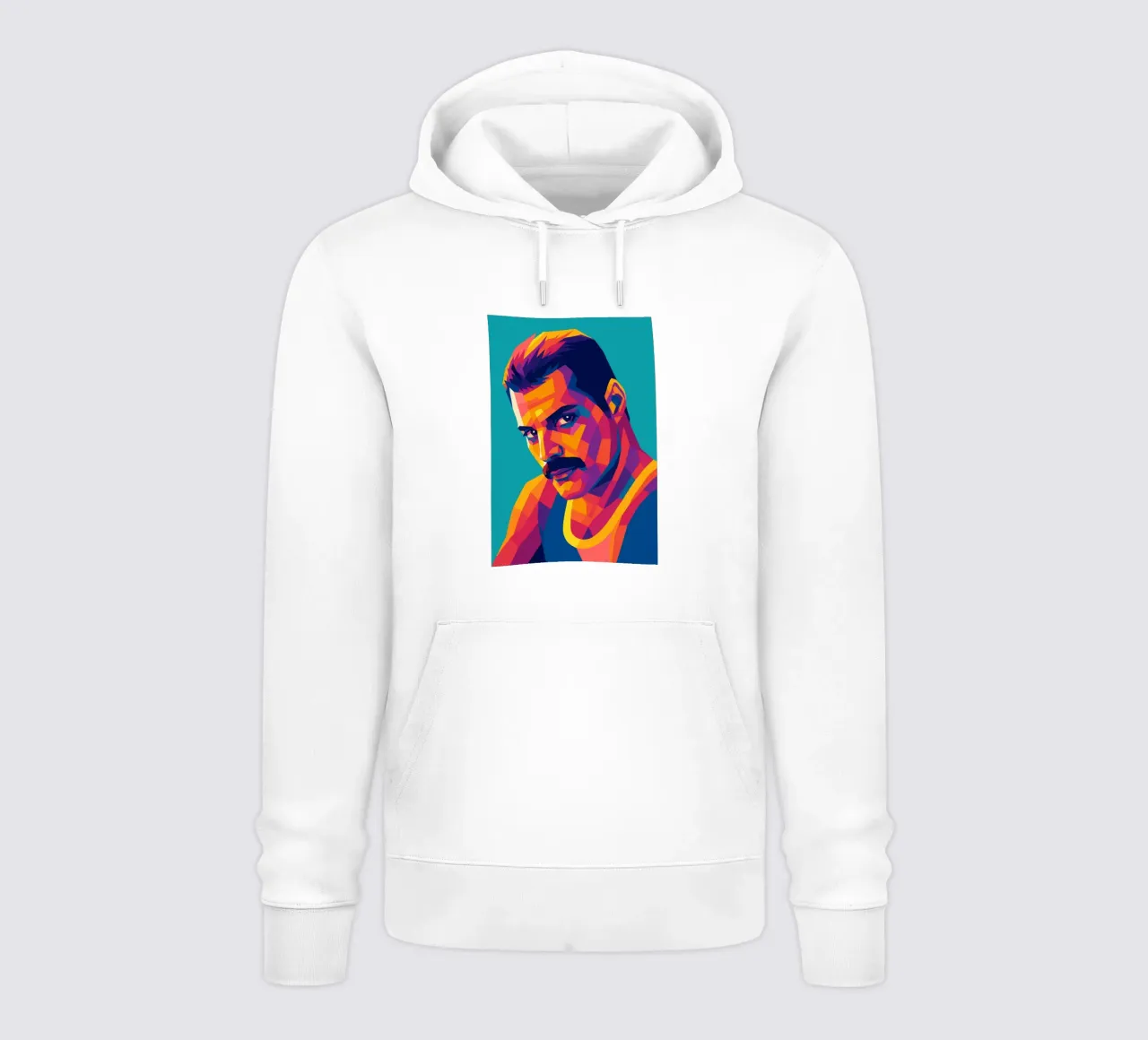 freddi mercury retro pop art wpap hoodie by aiswa