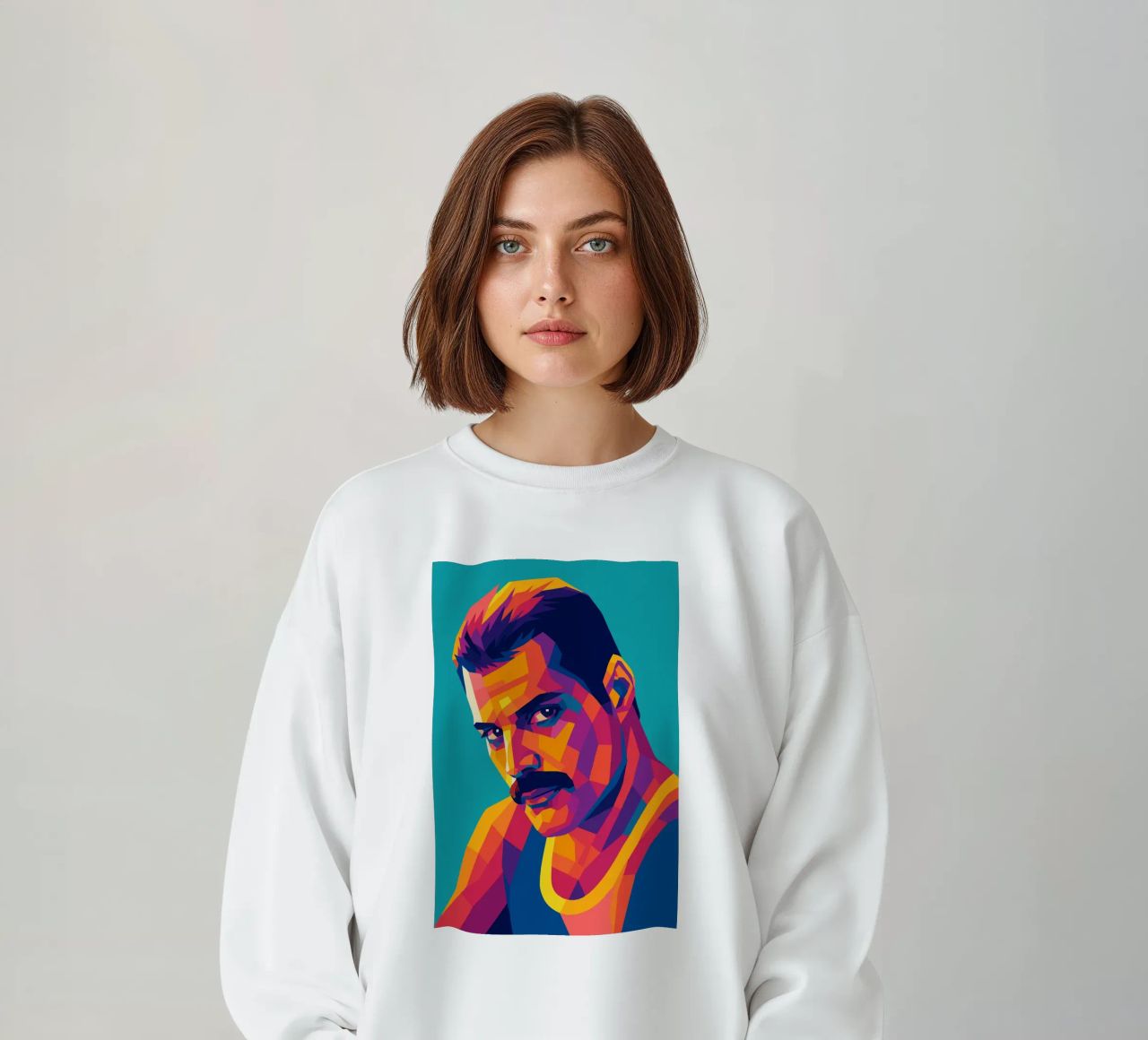 freddi mercury retro pop art wpap Sweatshirt von aiswa