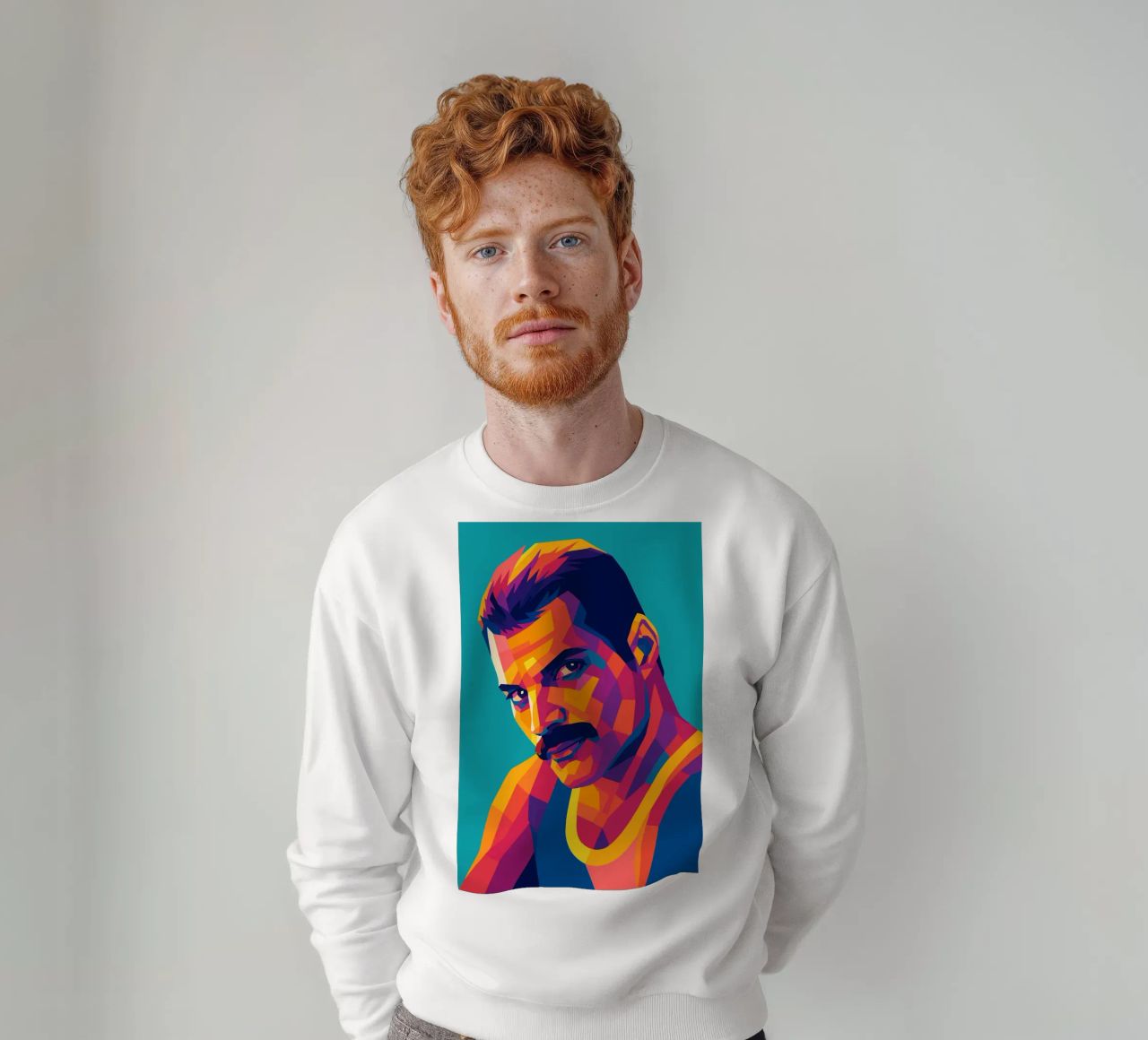 freddi mercury retro pop art wpap Sweatshirt von aiswa