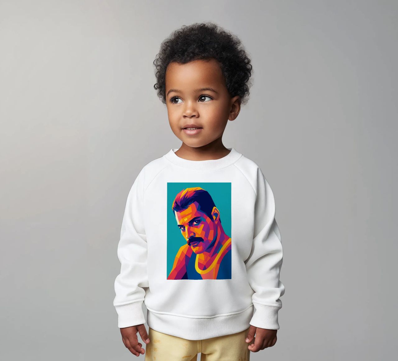 freddi mercury retro pop art wpap Baby Sweatshirt von aiswa