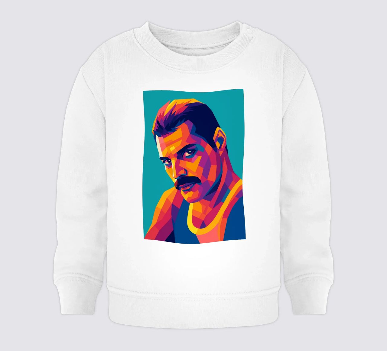 freddi mercury retro pop art wpap Baby Sweatshirt von aiswa