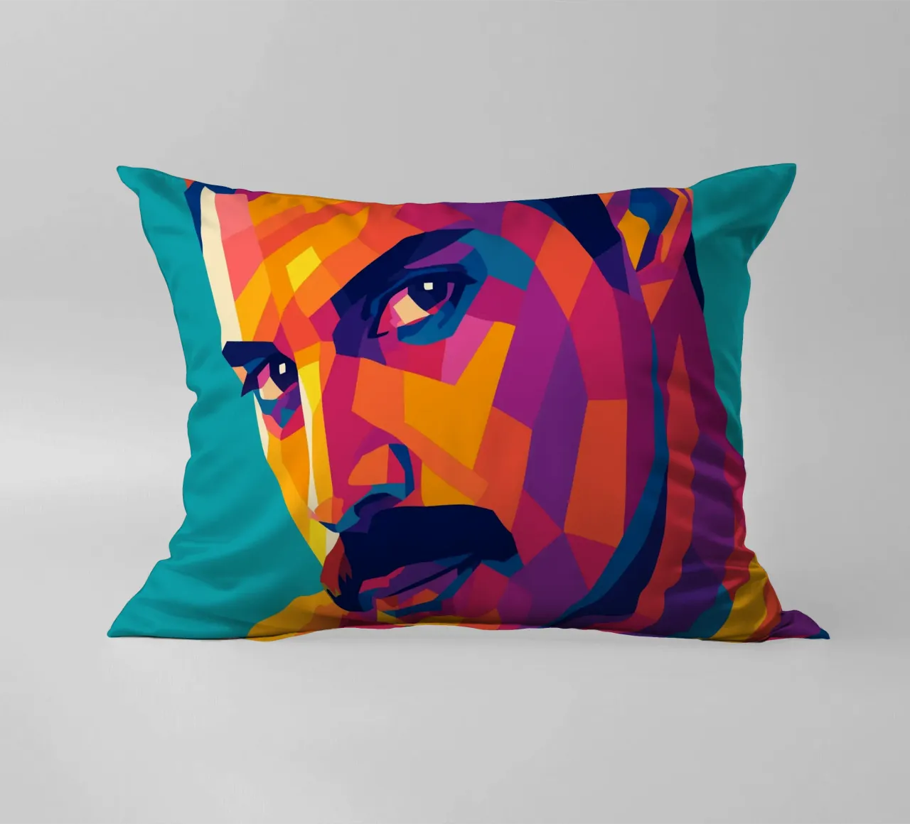 freddi mercury retro pop art wpap cuscino da aiswa