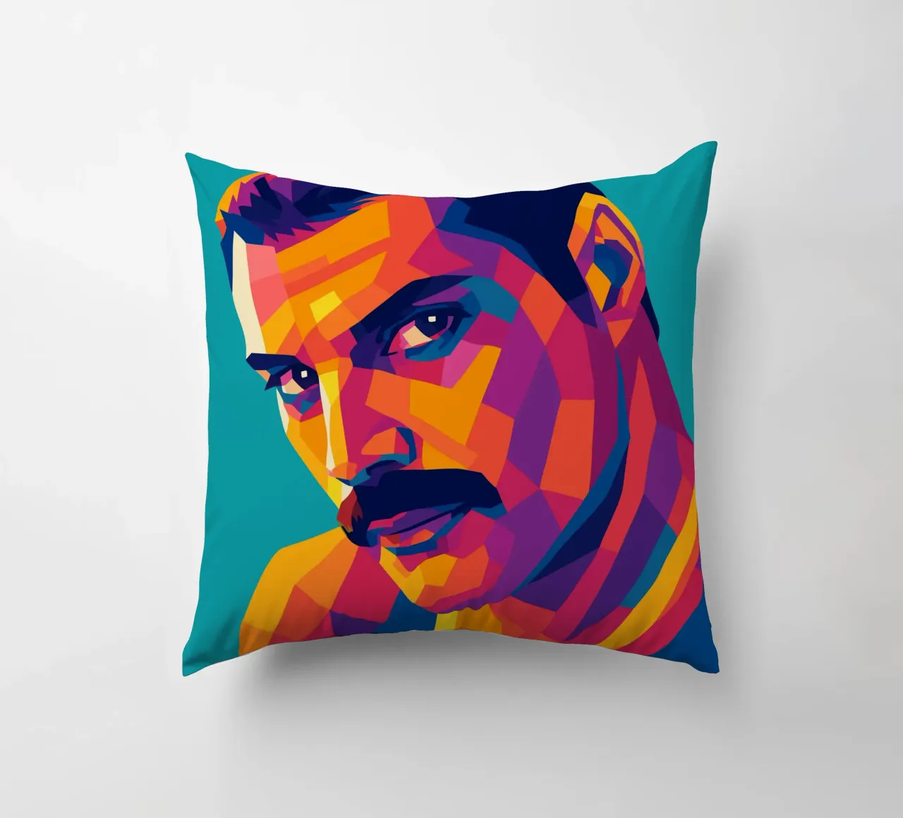 freddi mercury retro pop art wpap cuscino da aiswa