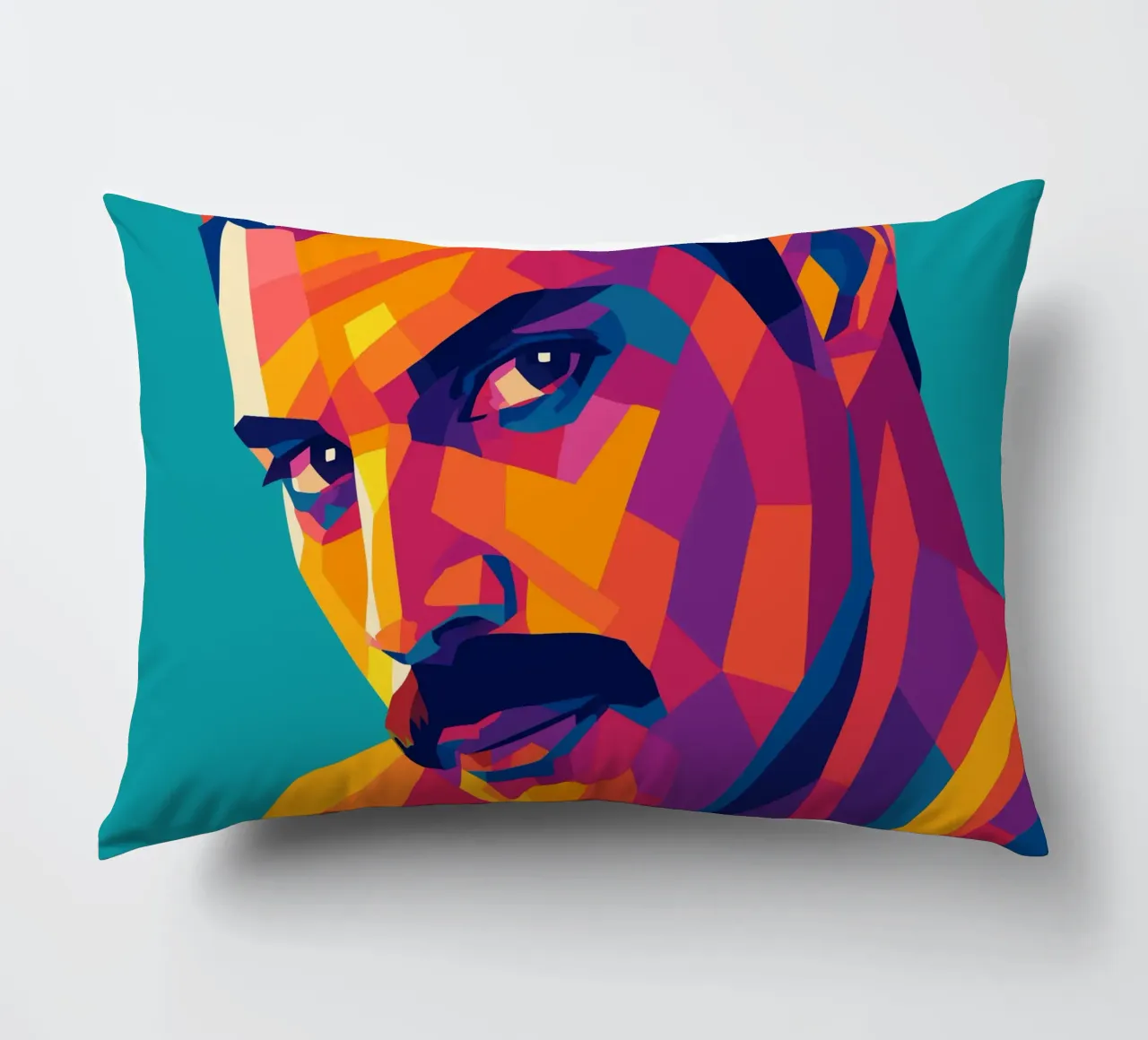 freddi mercury retro pop art wpap cuscino da aiswa