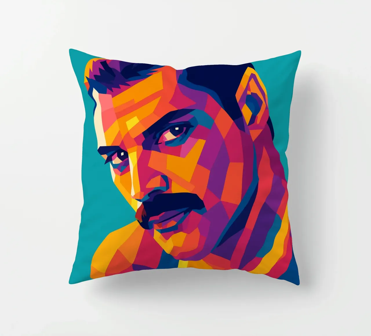 freddi mercury retro pop art wpap cuscino da aiswa