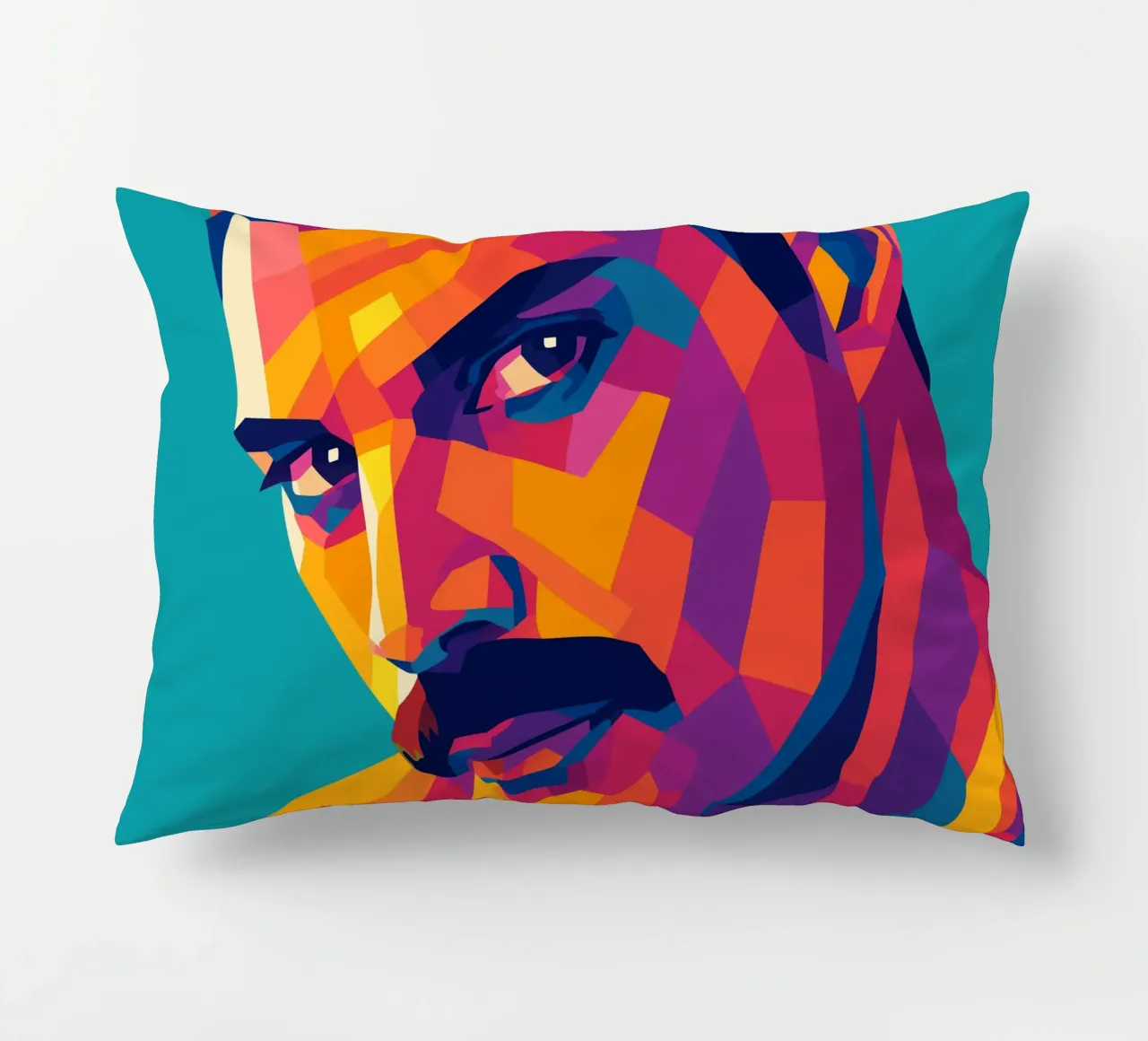freddi mercury retro pop art wpap cuscino da aiswa
