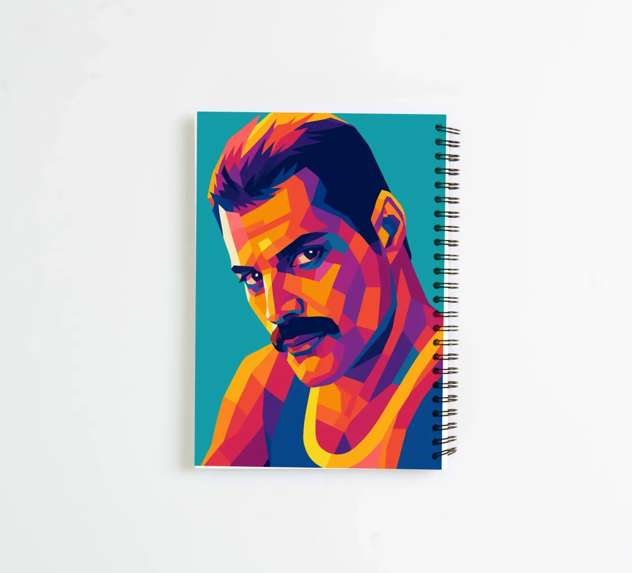 freddi mercury retro pop art wpap diario ad anelli da aiswa