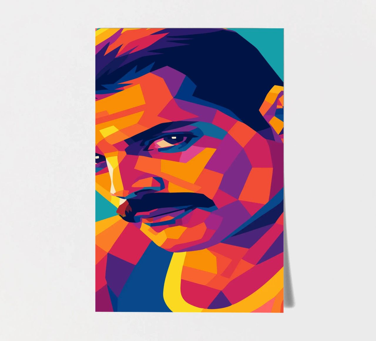 freddi mercury retro pop art wpap Stickerbogen von aiswa