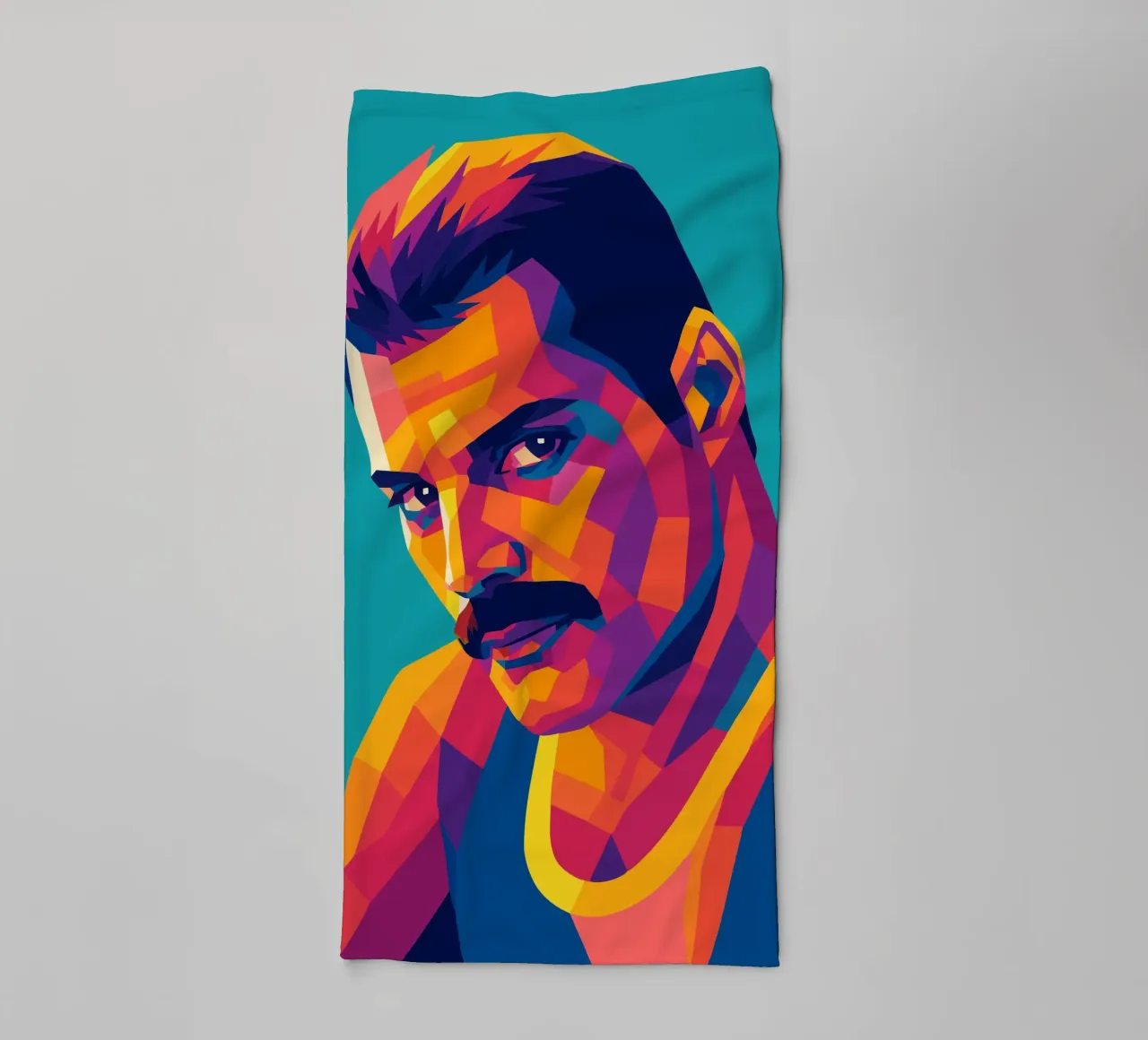 freddi mercury retro pop art wpap asciugamano da bagno da aiswa