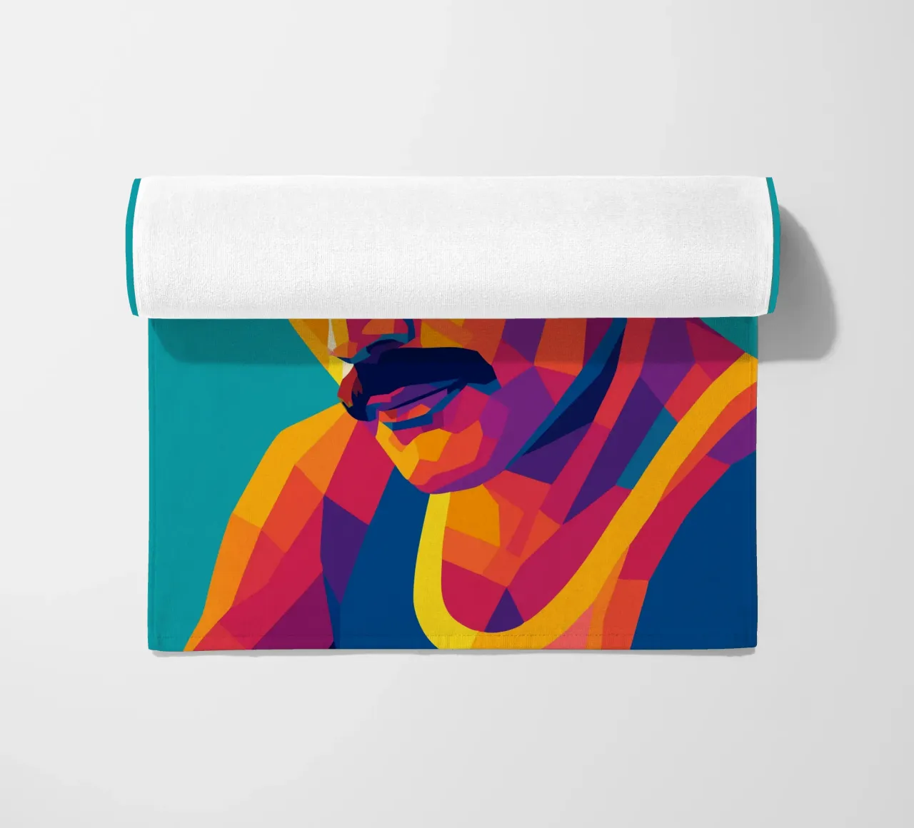 freddi mercury retro pop art wpap telo mare da aiswa