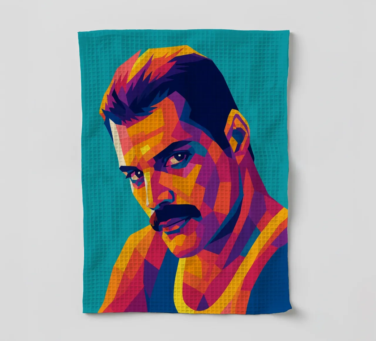 freddi mercury retro pop art wpap torchon de aiswa