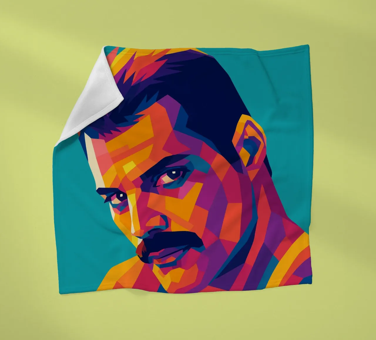 freddi mercury retro pop art wpap coperta in pile da aiswa