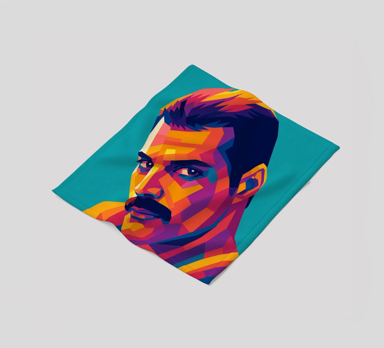 freddi mercury retro pop art wpap Fleecedecke von aiswa