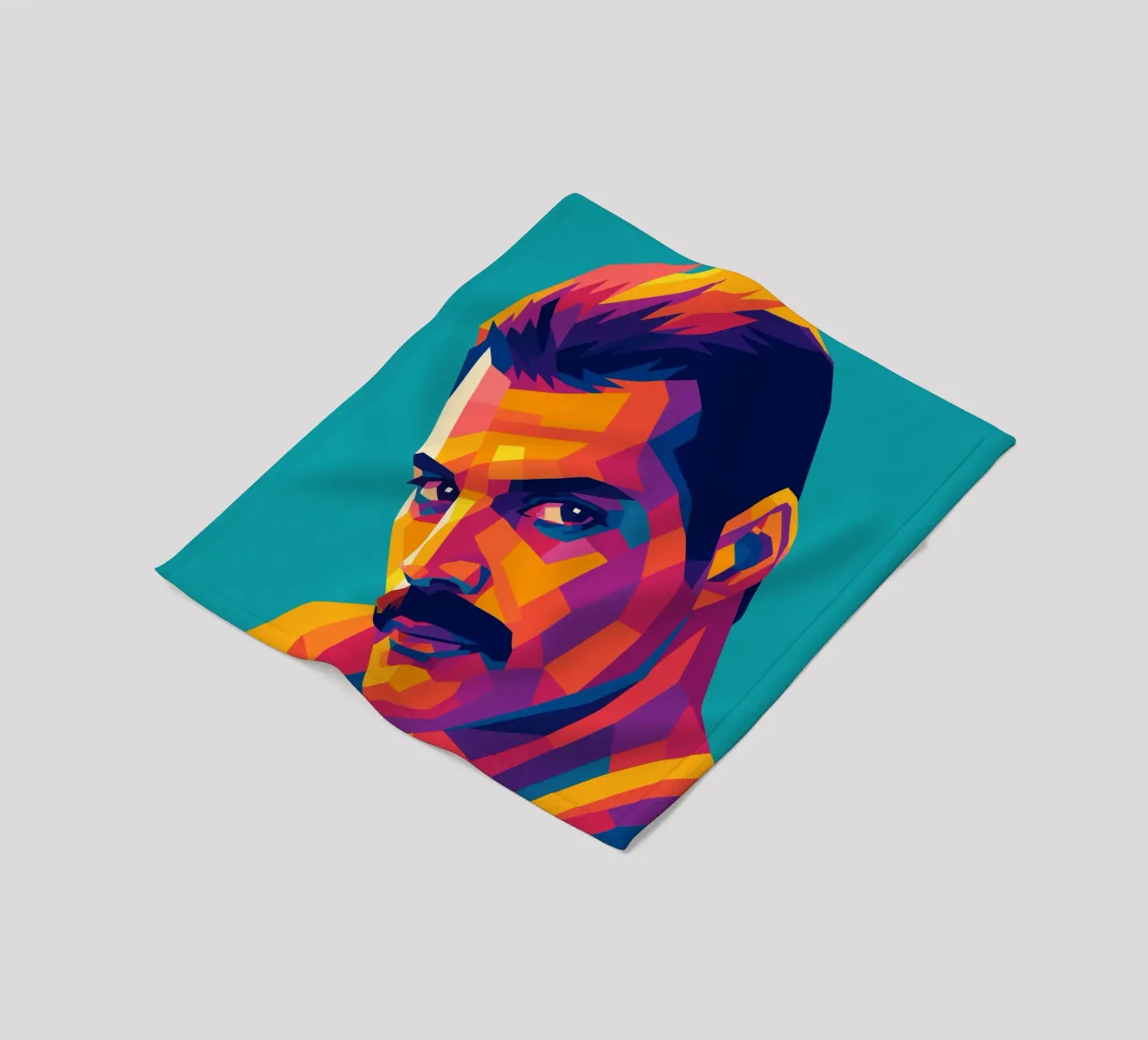 freddi mercury retro pop art wpap coperta in pile da aiswa