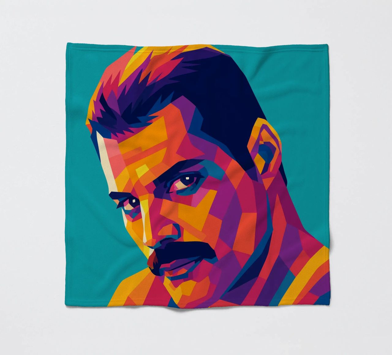 freddi mercury retro pop art wpap Fleecedecke von aiswa