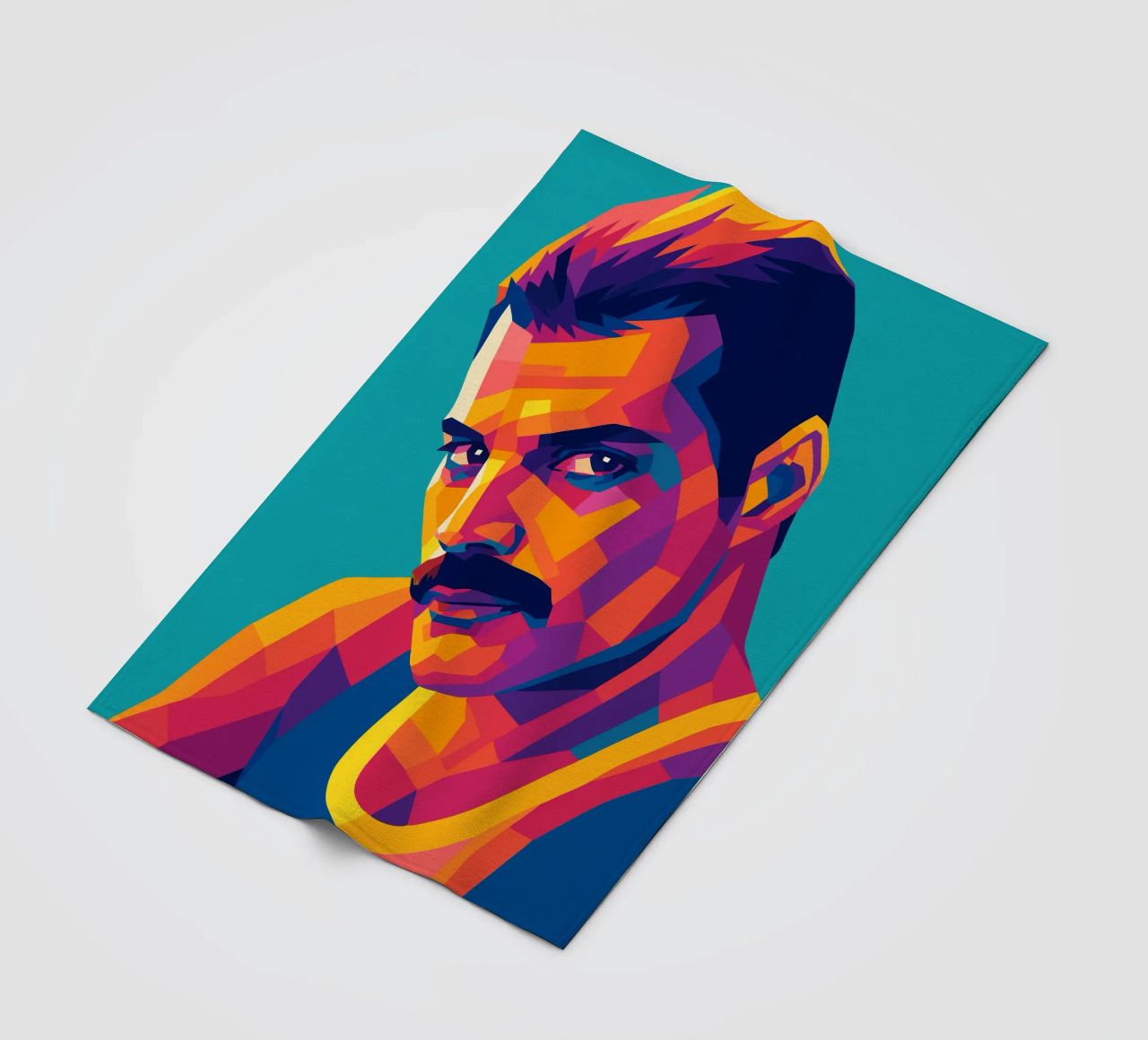 freddi mercury retro pop art wpap Fleecedecke von aiswa