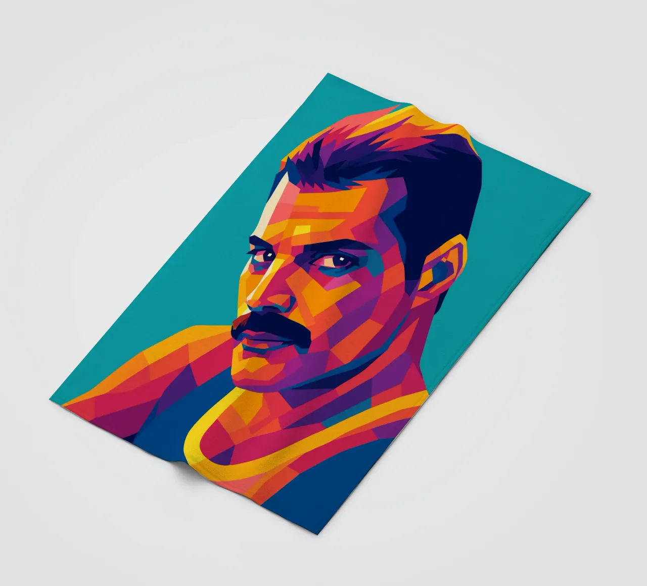 freddi mercury retro pop art wpap coperta in pile da aiswa