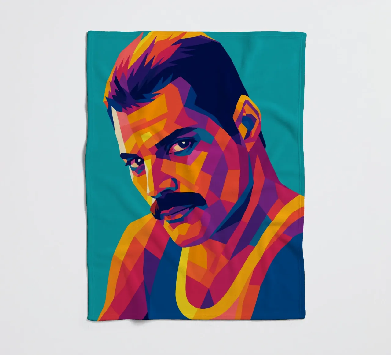 freddi mercury retro pop art wpap coperta in pile da aiswa