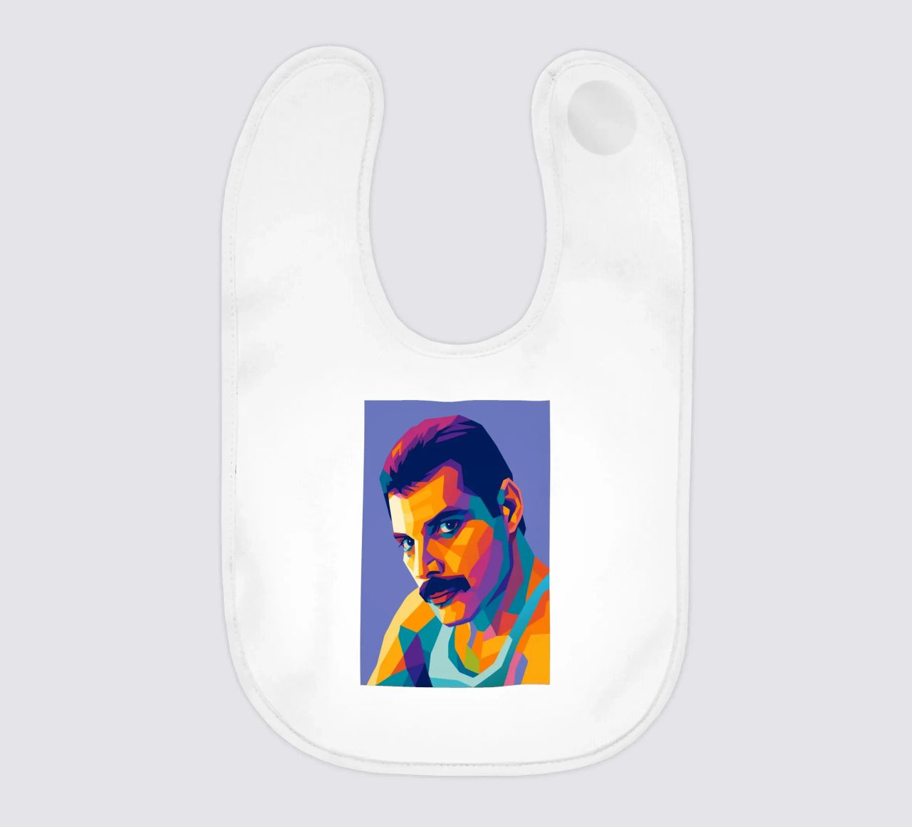 freddie mercury retro pop kunst wpap Babylätzchen von aiswa