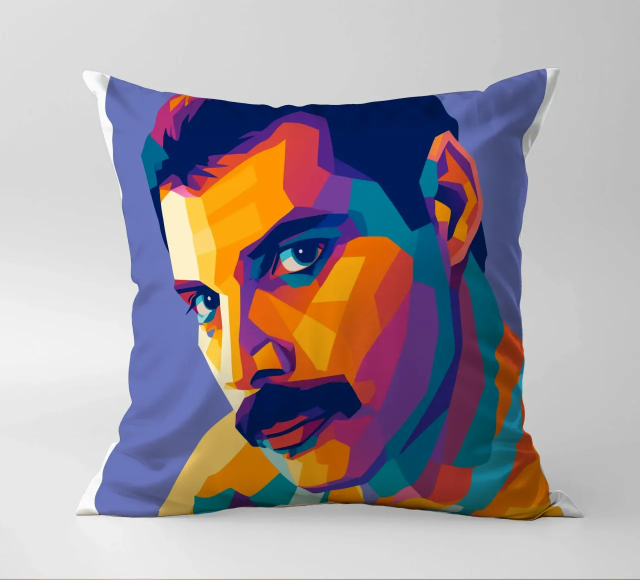 freddie mercury retro pop art wpap cuscino da aiswa