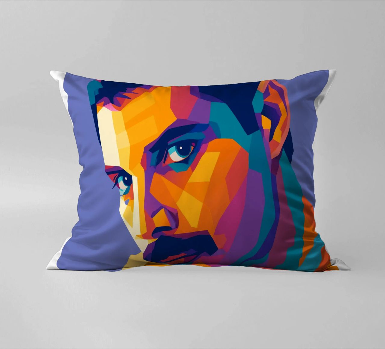 freddie mercury retro pop art wpap cuscino da aiswa