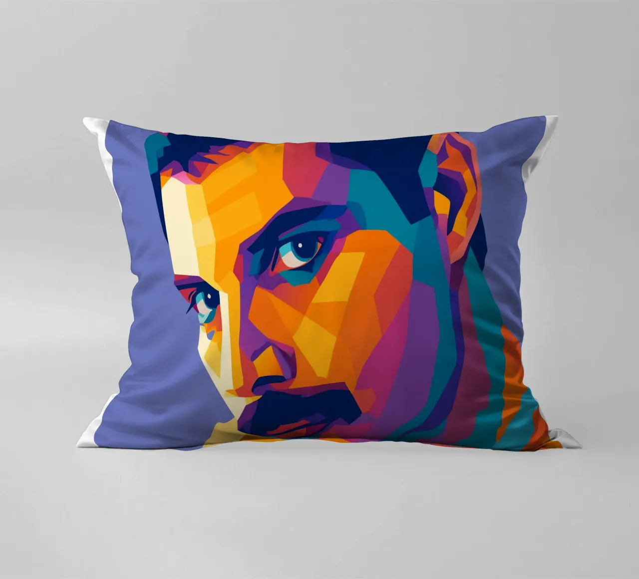 freddie mercury retro pop art wpap cuscino da aiswa