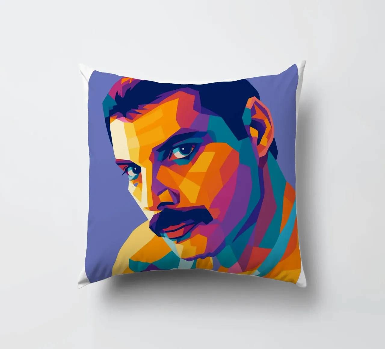 freddie mercury retro pop art wpap cuscino da aiswa