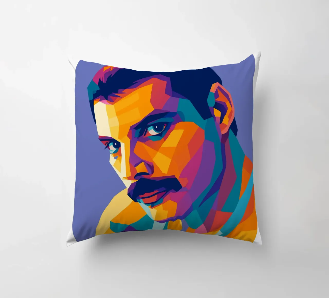 freddie mercury retro pop art wpap cuscino da aiswa