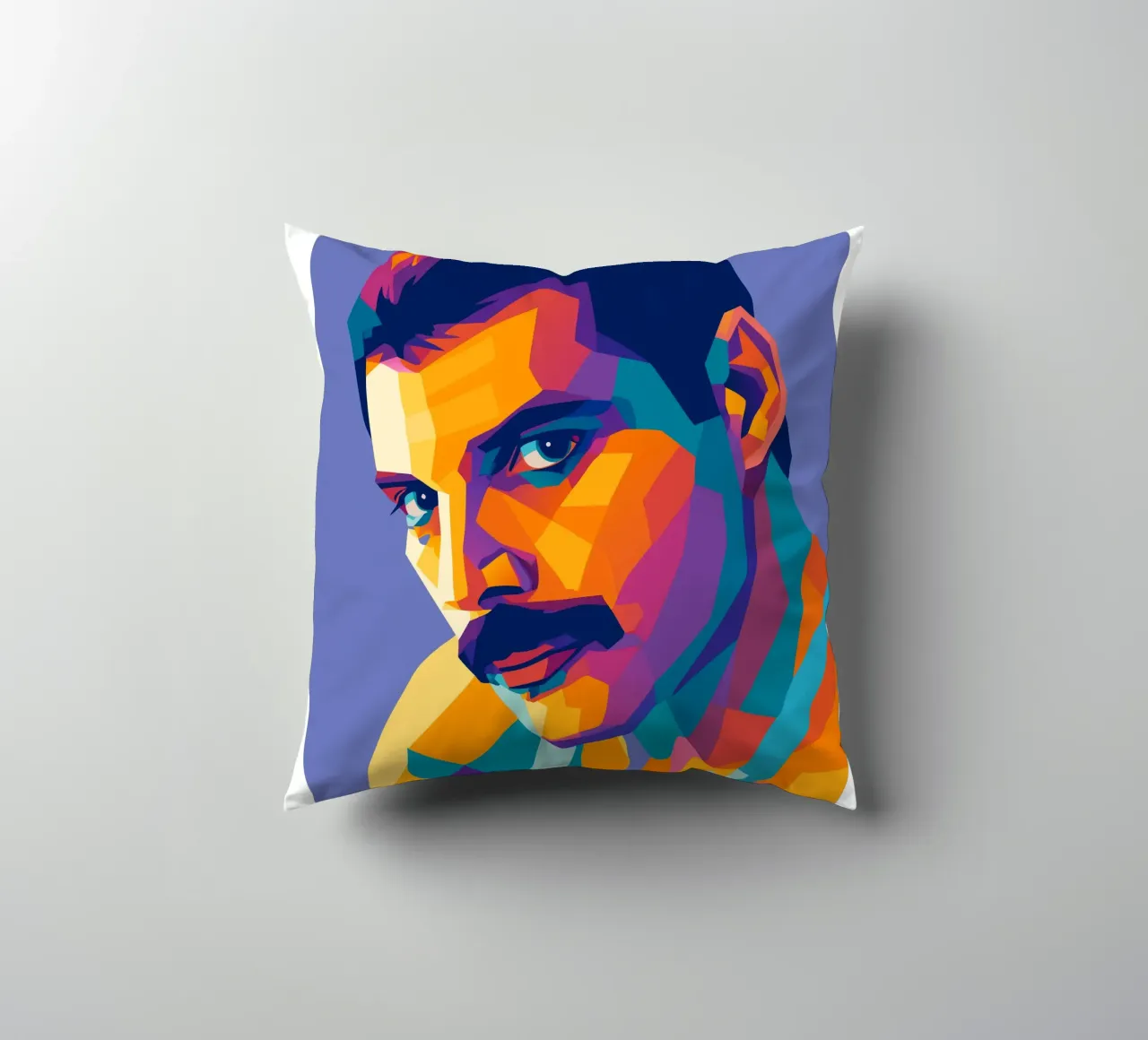 freddie mercury retro pop art wpap cuscino da aiswa