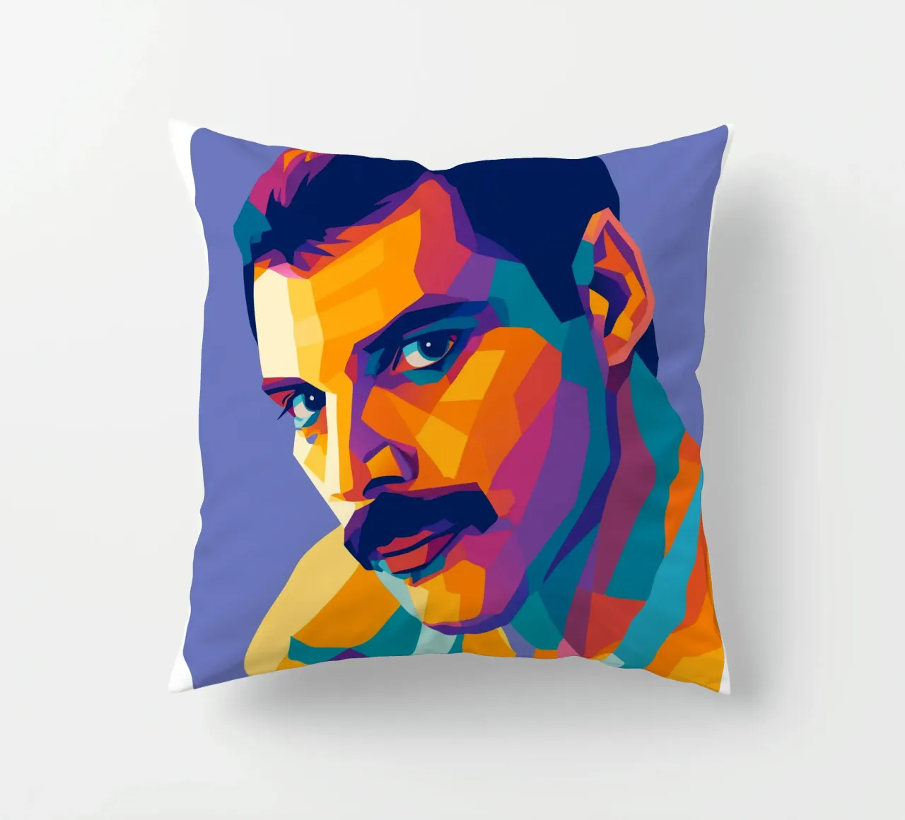 freddie mercury retro pop art wpap cuscino da aiswa