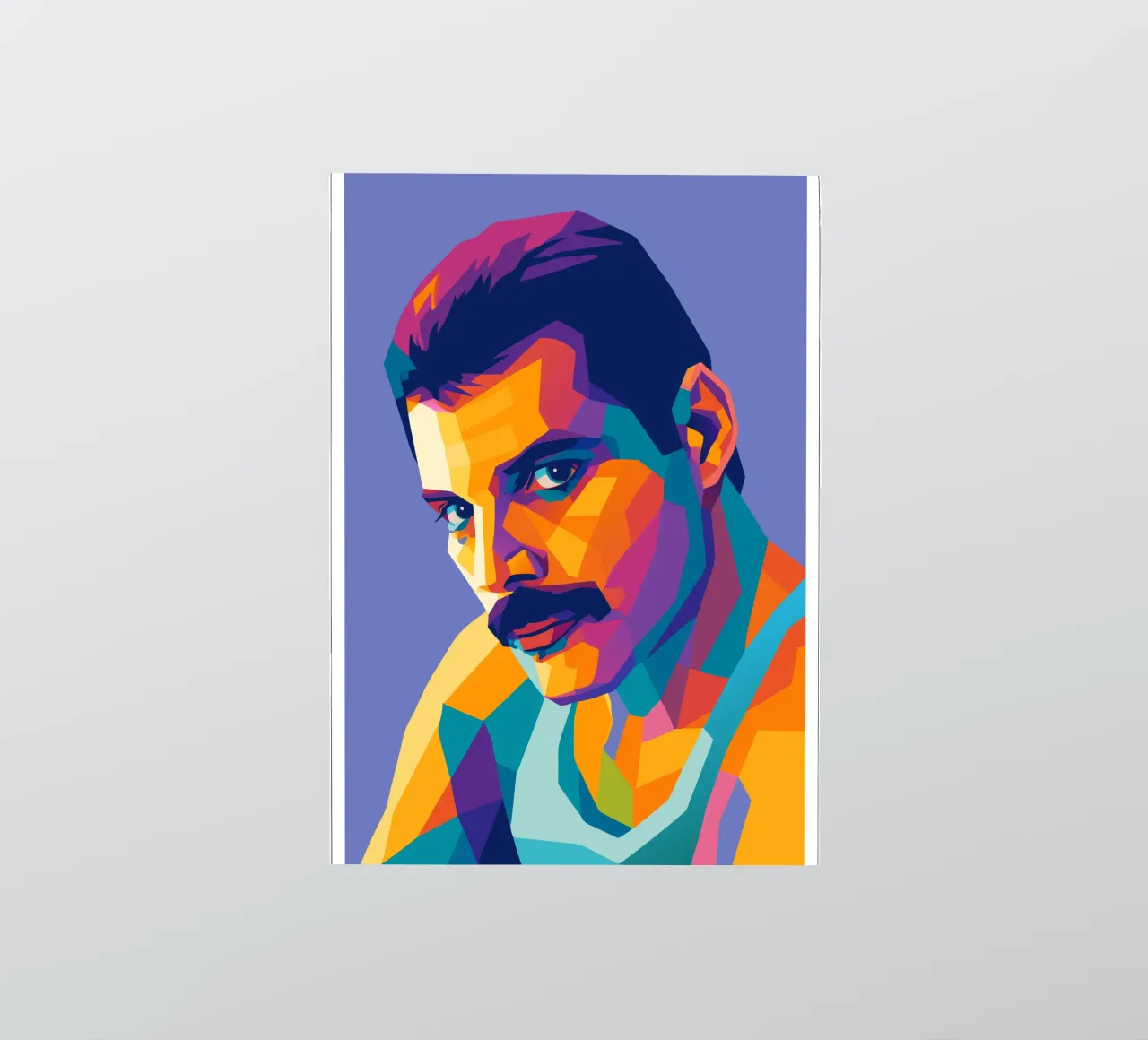freddie mercury retro pop art wpap adesivo da aiswa