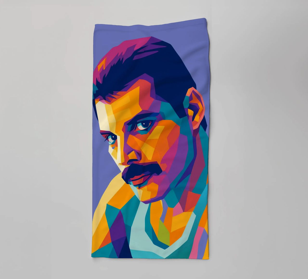 freddie mercury retro pop kunst wpap Handtuch von aiswa
