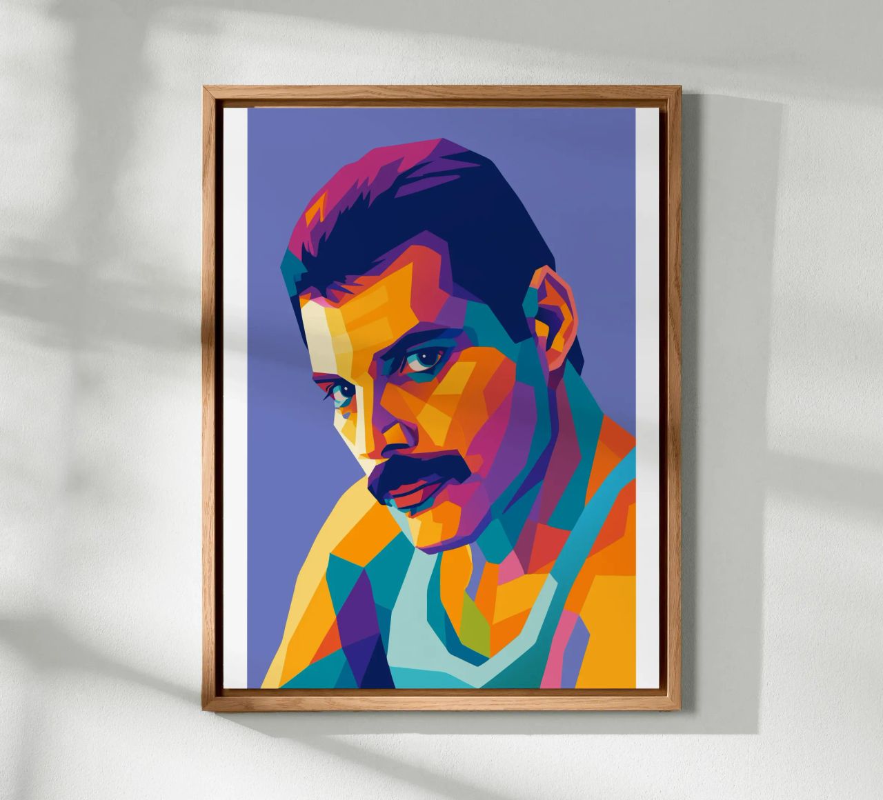 freddie mercury retro pop kunst wpap Alu-Dibond von aiswa