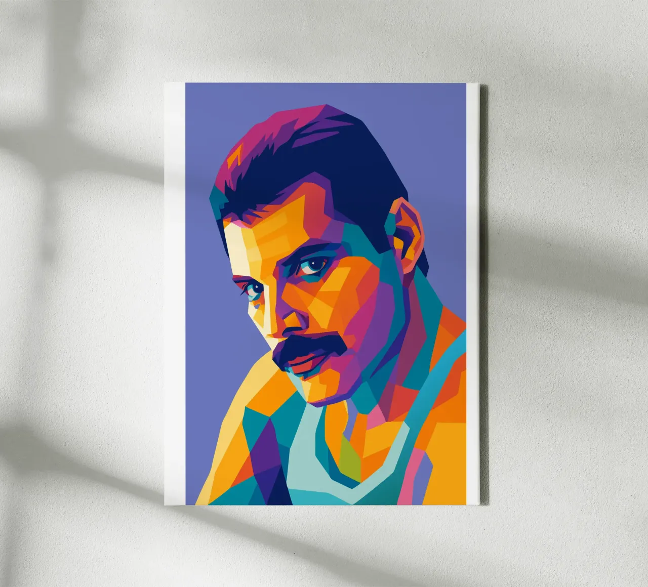 freddie mercury retro pop art wpap tela da aiswa