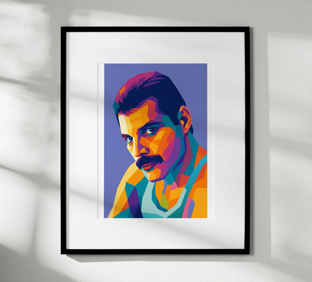 freddie mercury retro pop kunst wpap Poster von aiswa