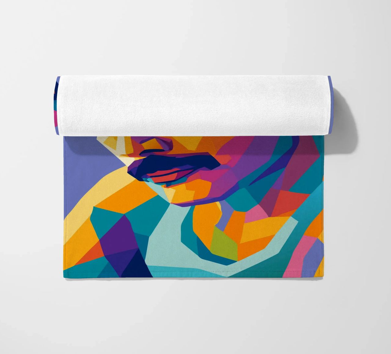 freddie mercury retro pop kunst wpap Strandtuch von aiswa