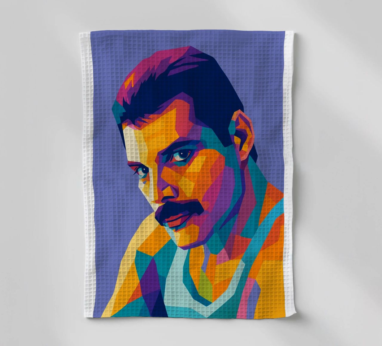 freddie mercury retro pop kunst wpap Geschirrtuch von aiswa