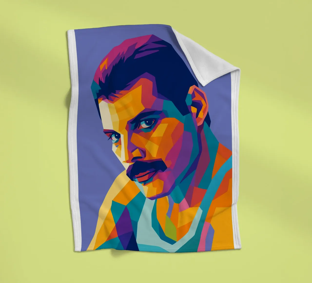 freddie mercury retro pop art wpap coperta in pile da aiswa